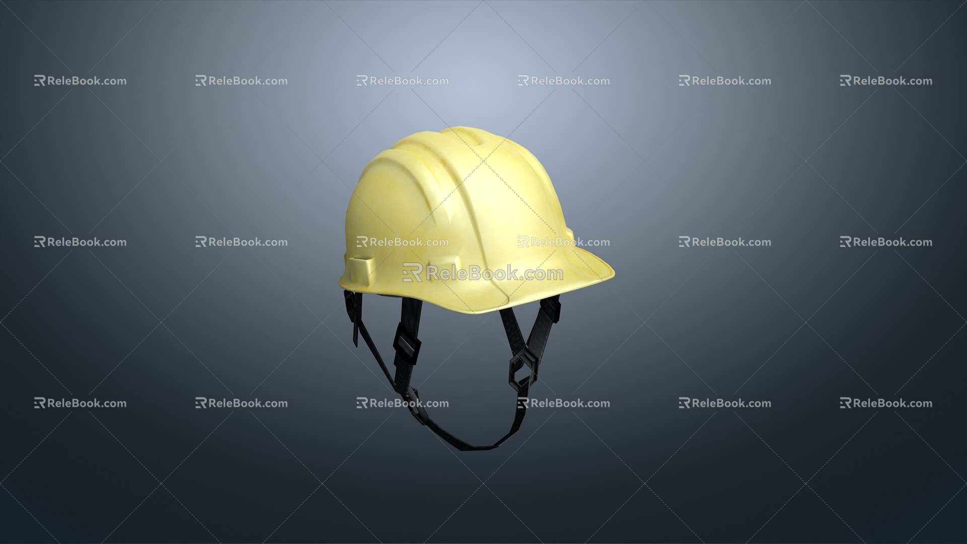 Safety helmet yellow safety helmet construction safety hat 3d model