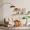 Modern Lazy Sofa 3d model