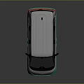 Volkswagen Modern Green And Silver Van With Sleek Design Black Wheels And Front Grille