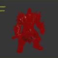 Muscular Green Skinned Man Warrior In Spiked Armor Holding Battle Axe