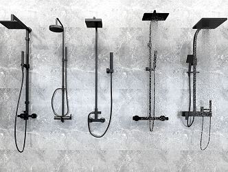 Modern Shower 3d model