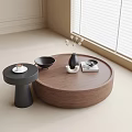 Modern Round Coffee Table Mother Coffee Table Coffee Table Ornaments 3d model