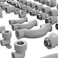 Assorted Washing Daily Use Plumbing Parts Including Valves Pipes And Connectors