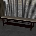New Chinese Style Bed End Stool 3d model