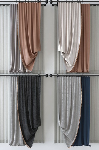 Curtains 3d model