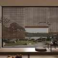 New Chinese-style roller shutter 3d model
