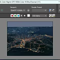 Aerial Urban Planning Night View Cityscape With Road Network And Lighting Elements