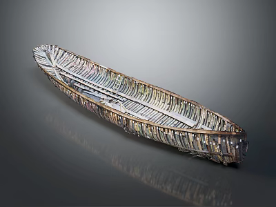 Modern Boat Small Boat Small Wooden Boat Fishing Boat Speedboat Single Boat Holiday Boat 3d model