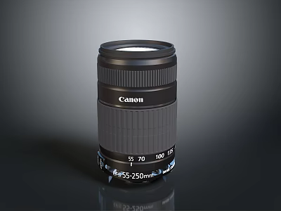 High Quality Canon Camera Lens With 28-135mm Focal Length For Photography 3d model
