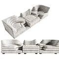 Modern Alien Sofa Multiplayer Sofa 3d model
