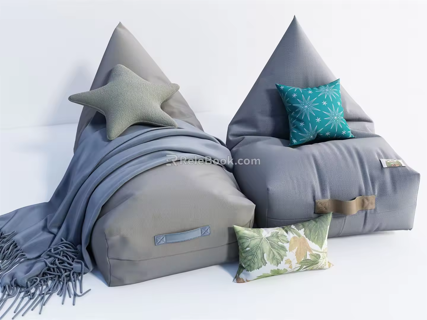 Modern Lazy Sofa 3d model