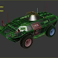 Military Style Functional Armored Vehicle Design Details