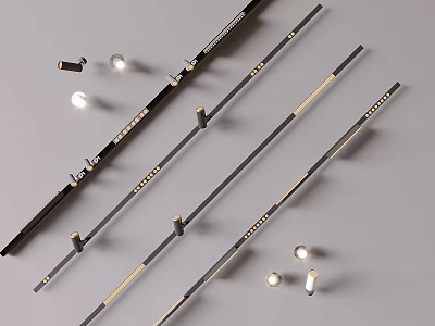 Downlights and Spotlights with Modern Sleek Design for Indoor Lighting Fixtures 3d model