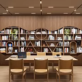 Modern Creative Bookcase Creative Bookshelf Display Cabinet Display Rack Storage Rack Decorative Rack Library Bookcase 3d model