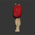 Apple people furnishings furnishings furnishings crafts decorations decoration bedroom furnishings 3d model