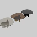 Modern Round Dining Table With Glass Top And Sculptural Base Design For Contemporary Spaces
