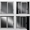 Modern Sliding Doors In Different Styles With Glass Panels And Metal Frames