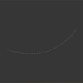 Curved Linear Decorative LED Light with Multiple Small Bulbs for Indoor Home Decoration