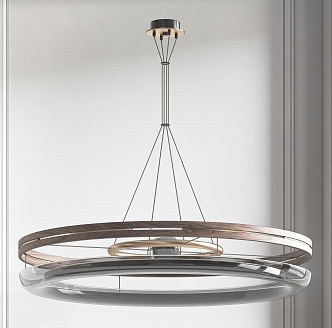 Modern chandelier 3d model