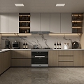 Modern Kitchen 3d model