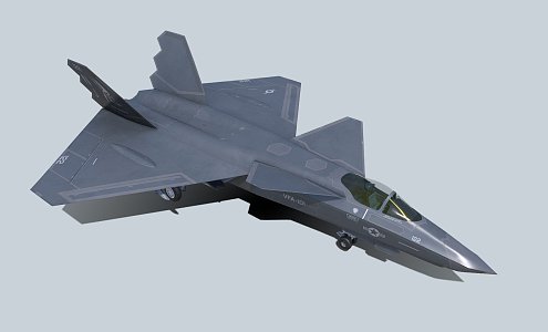 Aircraft Fighter 3d model