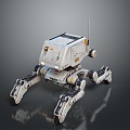 Mech Warrior Mech Soldier Machine Battlearm Mechanical Battlearm Machine Fighter Robot 3d model