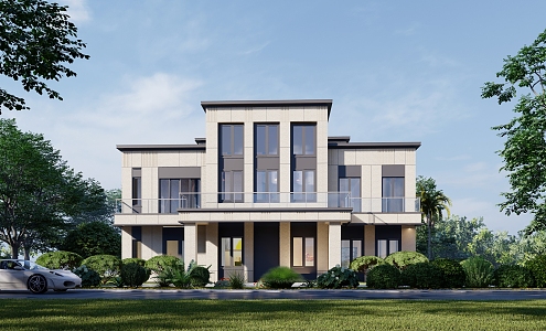 Modern Villa 3d model