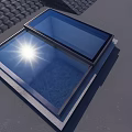 Single Translatory Sunroof 3d model