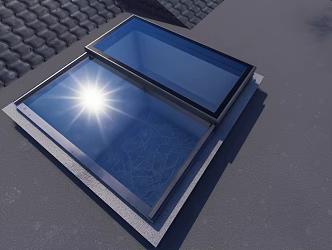 Single Translatory Sunroof 3d model