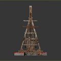 Modern Oil Drilling Platform Oil Platform Drilling Platform Offshore Platform 3d model