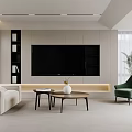 Elegant Modern Dining Room Interior With Round Table Chairs And Pendant Light White Cabinets