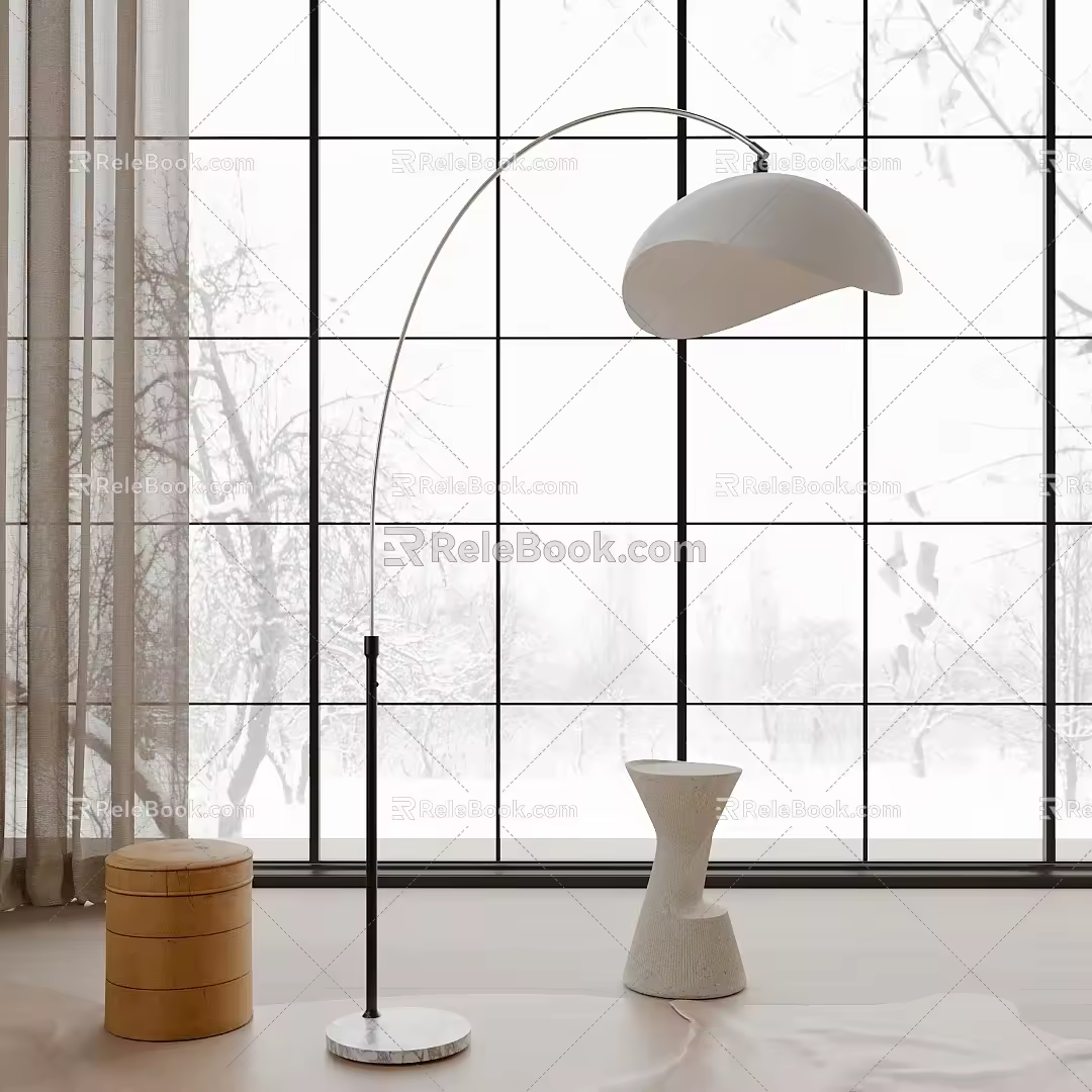 Modern floor lamp 3d model