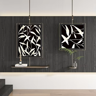 Iron decorative painting 3d model