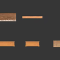Wooden Storage Furniture Collection With Bookshelves Cabinets And Blackboard Panel Design