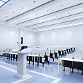 Modern Classroom Science and Technology Classroom Ladder Classroom Multimedia Classroom 3d model