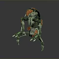 Mech Warrior Mech Soldier Machine Battlearm Mechanical Battlearm Machine Fighter Robot 3d model