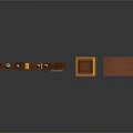 Classic Chinese Furniture Collection Featuring Dark Brown Wood Bookcase Floor Clock And Cabinet