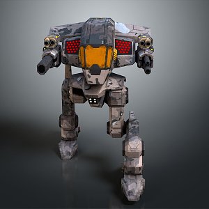 Mech Warrior Mech Soldier Machine Battlearm Mechanical Battlearm Machine Fighter Robot 3d model