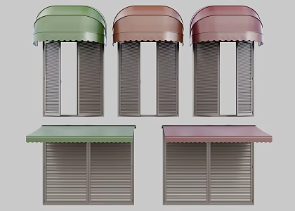 Modern Canopy Awning 3d model