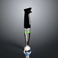 Immersion Blender As Daily Electric Appliance With Black Handle And Stainless Steel Mixing Shaft For Kitchen Use