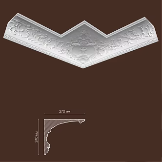 French Gypsum Line European Gypsum Line Gypsum Line Corner Decorative Line ceiling Corner Carved Gypsum Line French Carved Yin Corner Carved Line 3d model