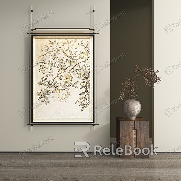 New Chinese Abstract Hanging Painting model