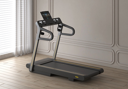 Modern Treadmill Fitness Equipment Sports Equipment 3d model