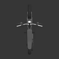 Modern Electric Motorcycle Design Featuring Sleek Gray Body And Futuristic LED Lights