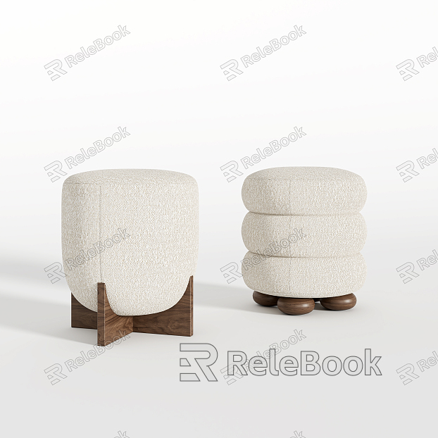 Modern sofa stool stool model