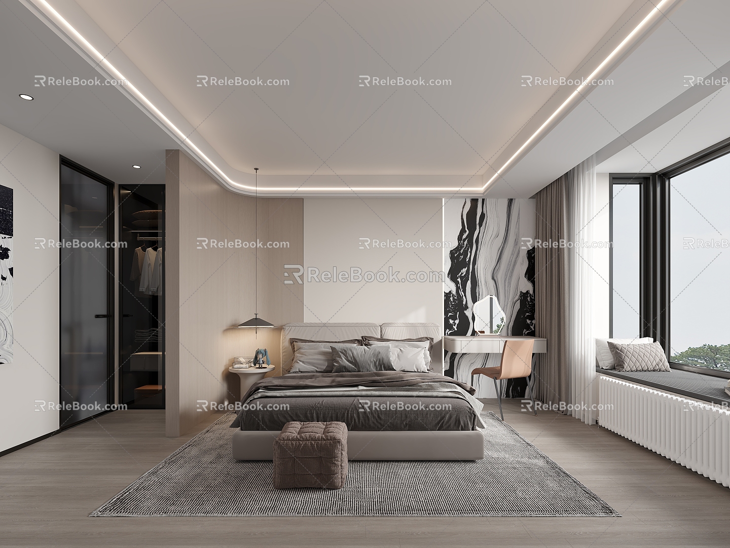 Modern Bedroom 3d model