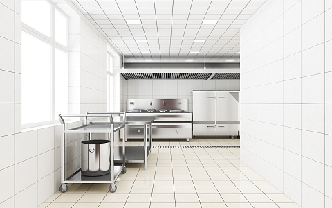 Modern Kitchen 3d model