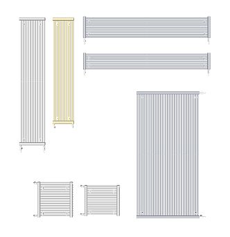 Modern Radiator 3d model