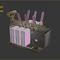 rusty transformer outdoor transformer 3d model
