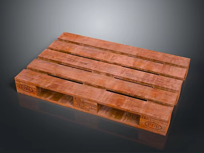 Rough Style Wooden Pallet Pallet Wooden Pallet Wooden Stack Props Wooden Structure Packaging Transportation 3d model